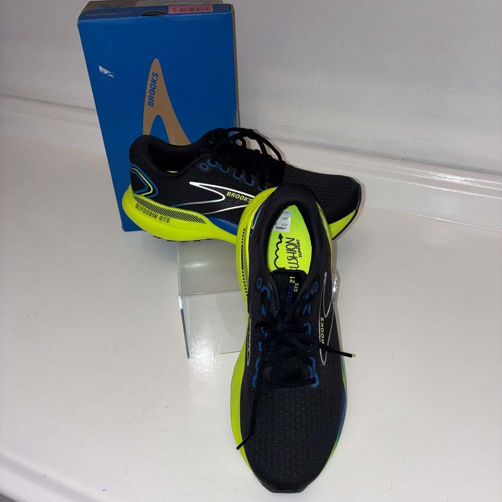 Brooks Glycerin GTS 21 Running Shoe - Black/Blue/Nightlife